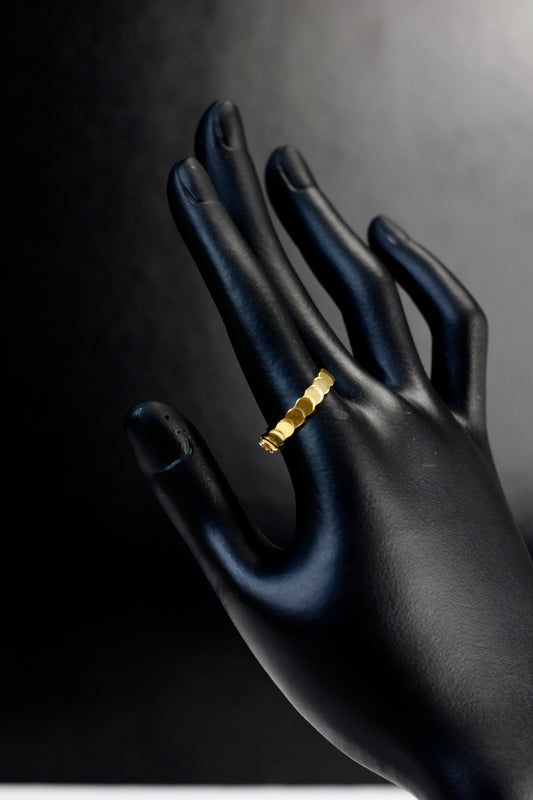 Gold plated with hoop earrings