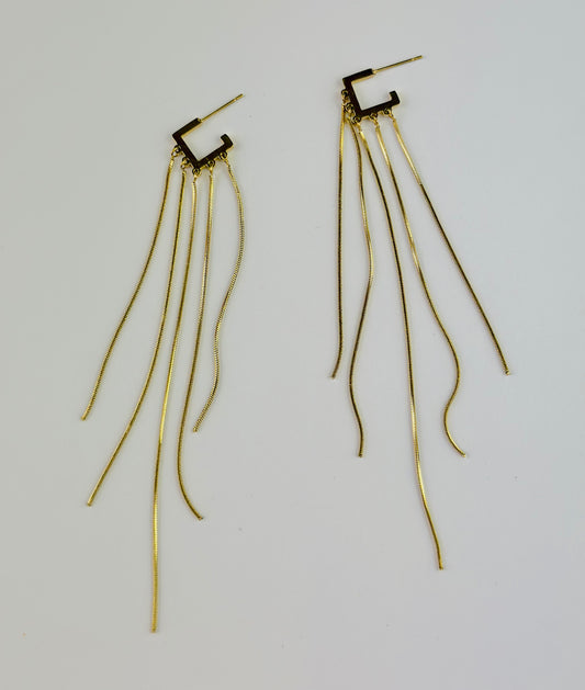 Thread Dangling Earrings