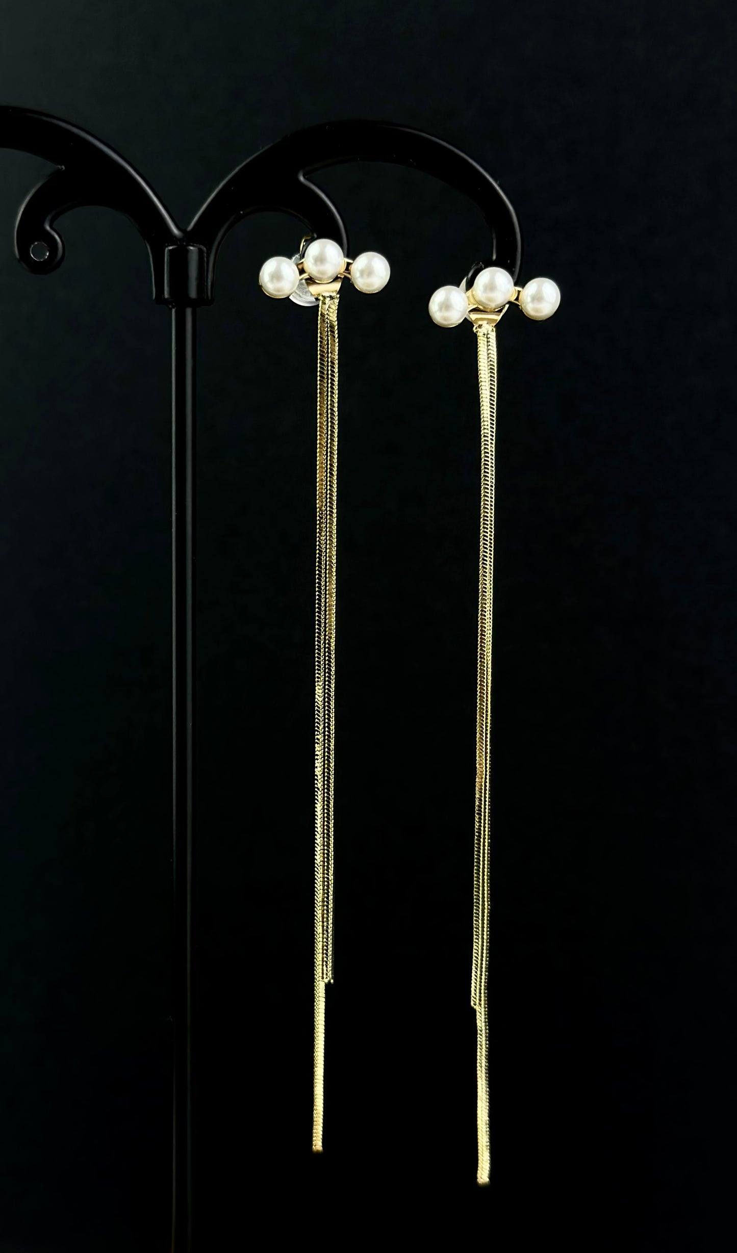 Pearl Tassel Earrings