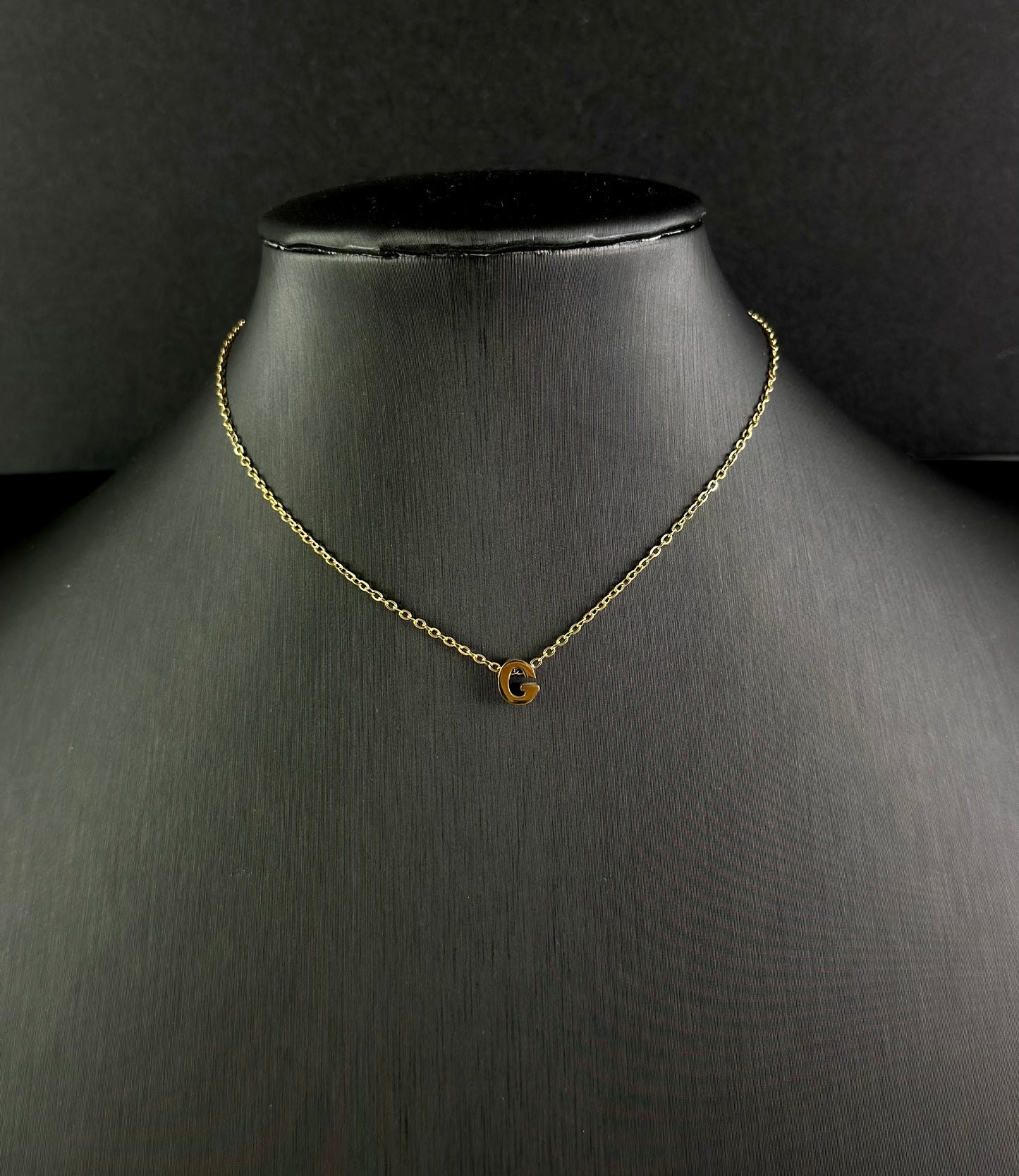 Letter Pendant Necklace