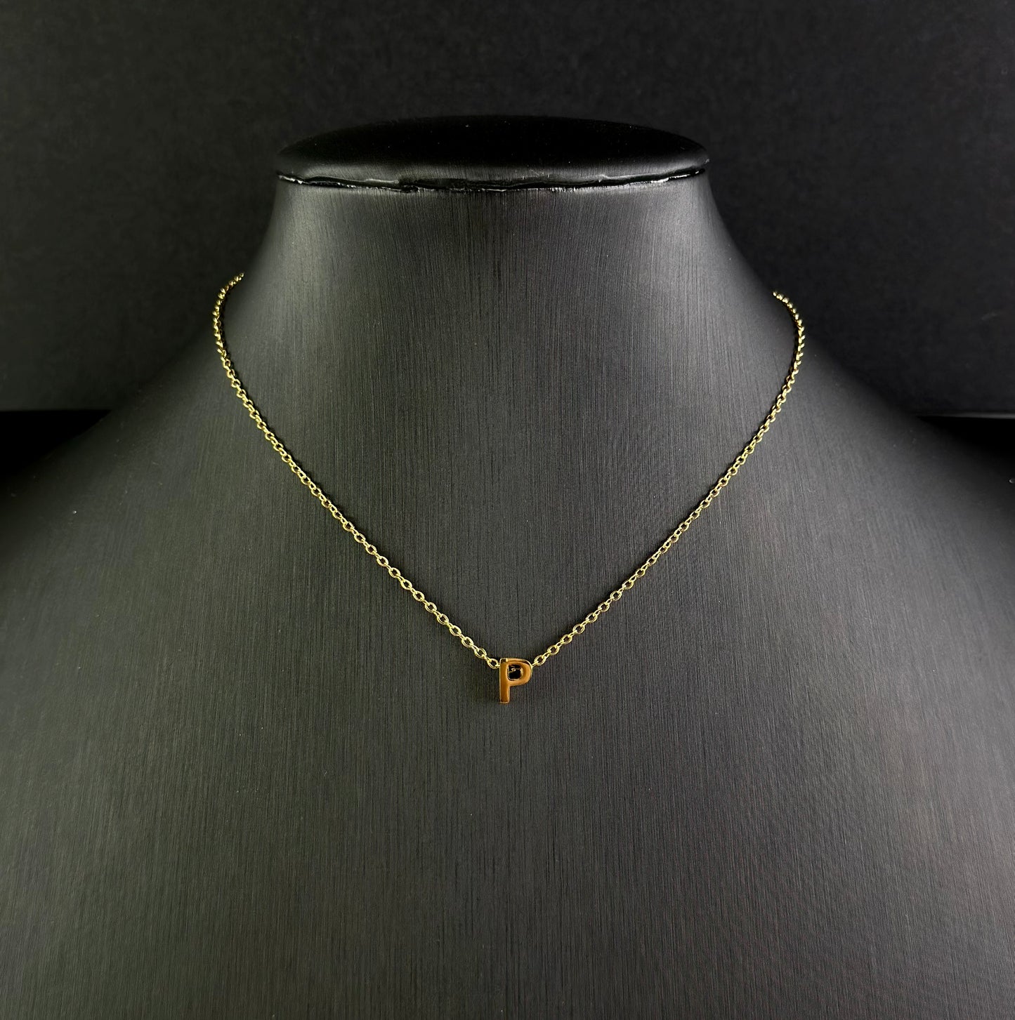 Letter Pendant Necklace