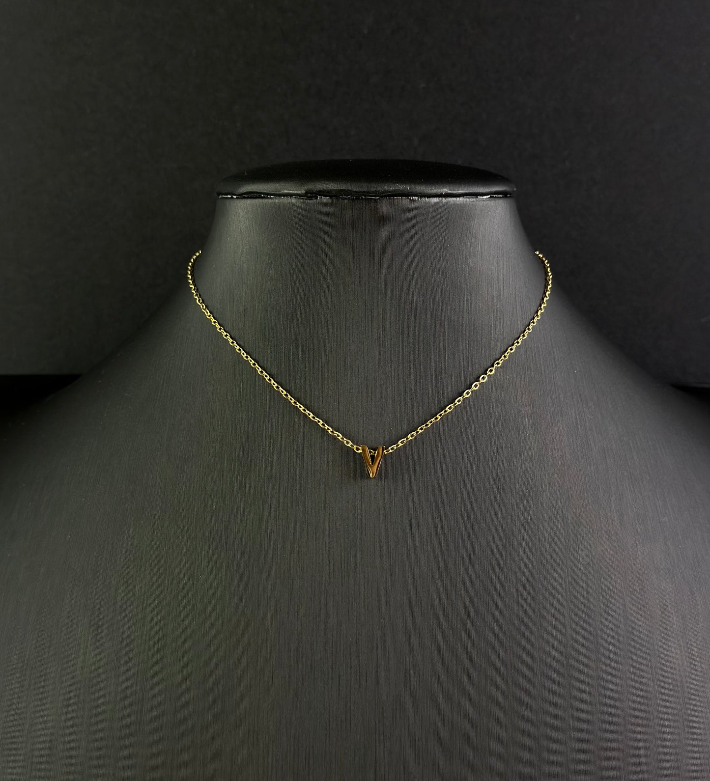 Letter Pendant Necklace