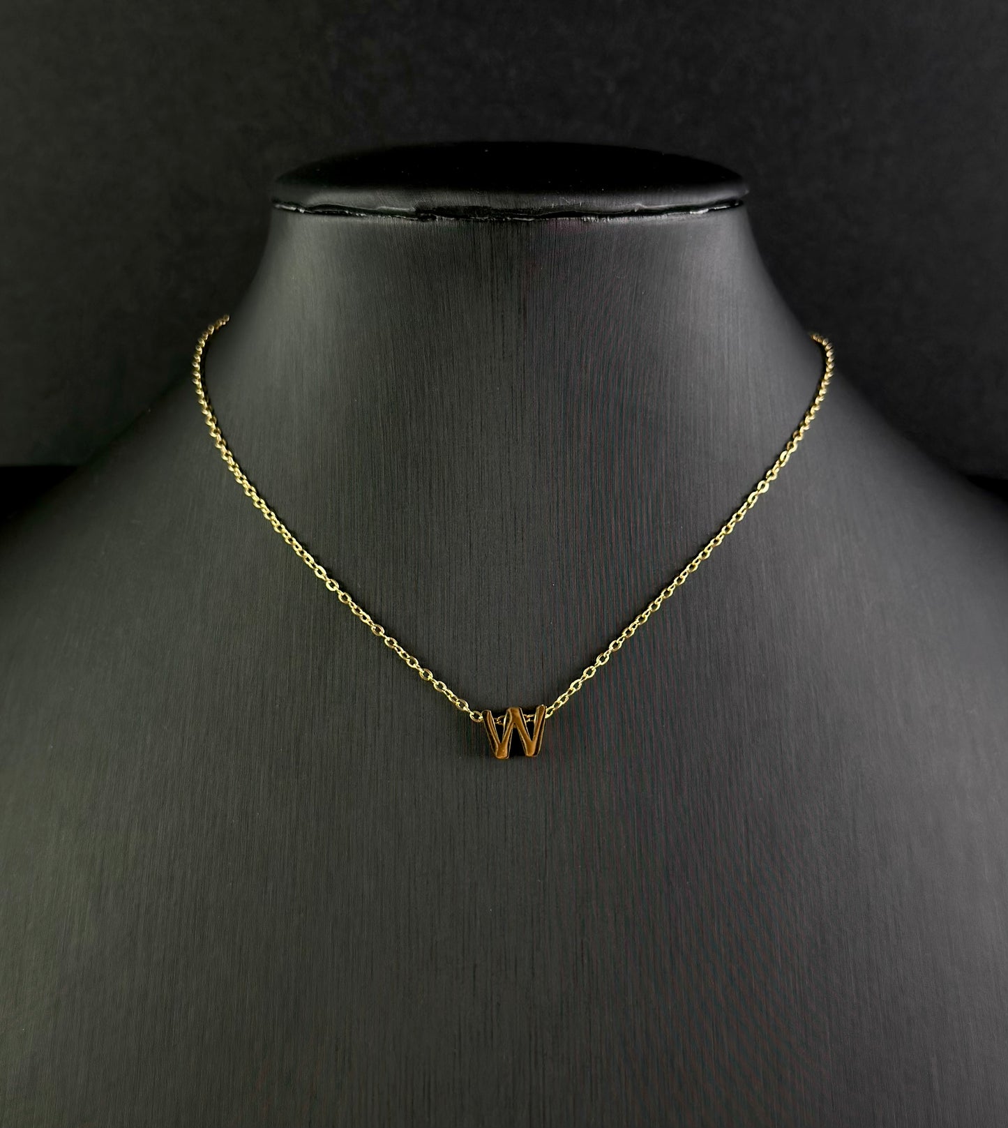 Letter Pendant Necklace