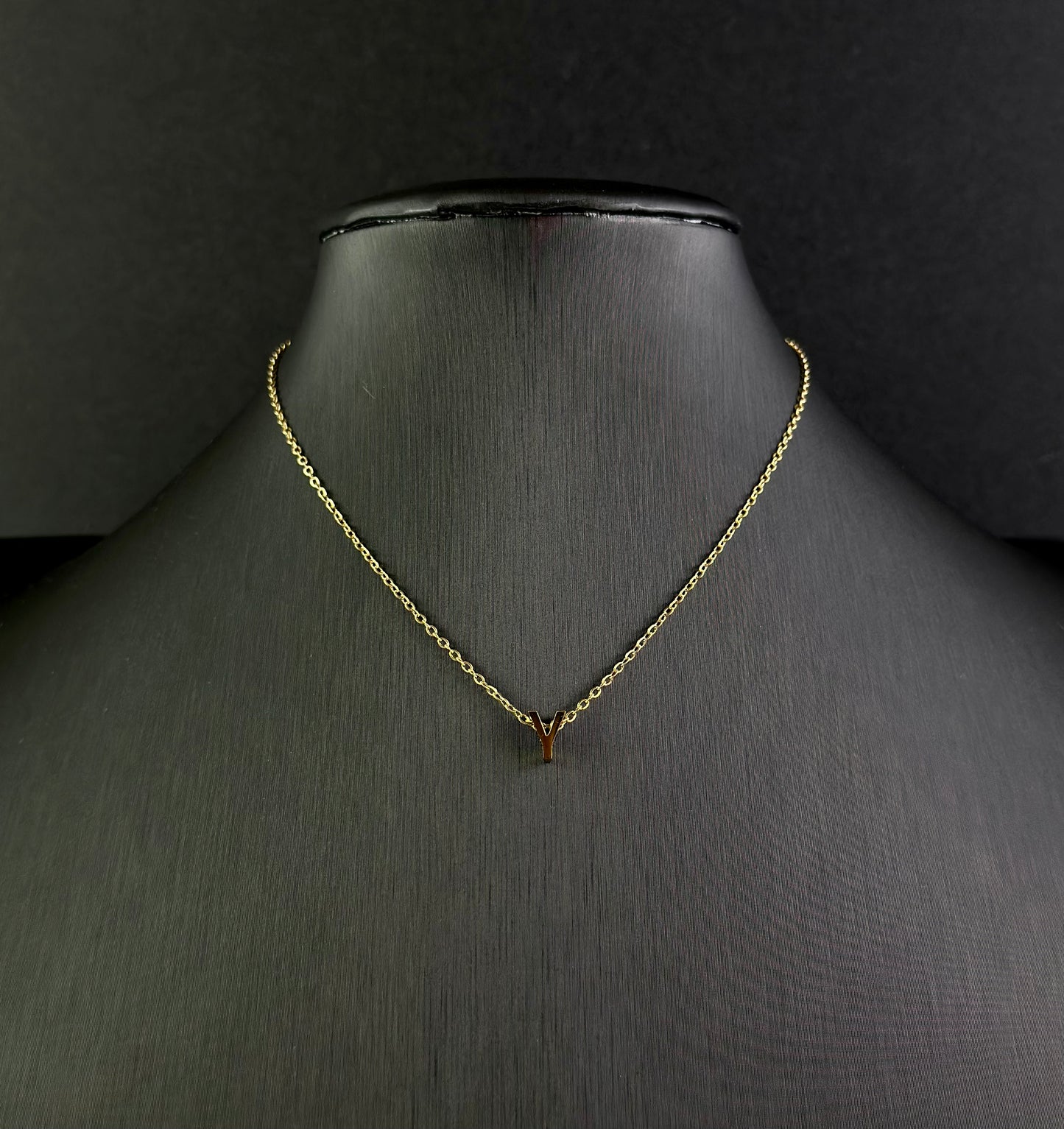 Letter Pendant Necklace