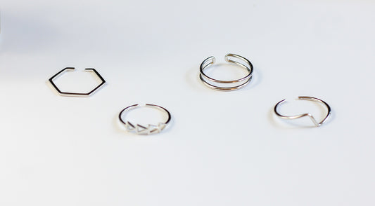 Gold plated with hoop earrings