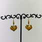 Gold plated LS pearl earrings